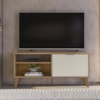 Rack Bancada Para TV 50 Pol 115 cm 6950 Nature Off White PLLA