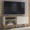 Rack Bancada Para TV 50 Pol 115 cm 6950 Off White Nature PLLA