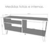 Rack Bancada Para TV 50 Pol 120 cm 6950 Nature Off White PLLA