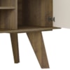 Rack Bancada Para Tv 50 Pol 1P 120 cm Pinho Off White ARLY