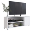 Rack Bancada Para TV 55 Pol Rodizio ABS 135 cm B57 Branco NOVAM