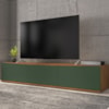 Rack Bancada Para TV 60 Pol 180cm 11082 Cedro Verde Oliva DCASA