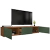 Rack Bancada Para TV 60 Pol 180cm 11082 Cedro Verde Oliva DCASA