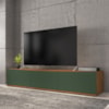 Rack Bancada Para TV 60 Pol 180cm 11082 Cedro Verde Oliva DCASA