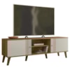 Rack Bancada Para TV 65 Pol 160 cm Denv Nature Off White PLLA