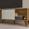 Rack Bancada Para TV 65 Pol 160 cm Denv Nature Off White PLLA