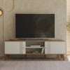 Rack Bancada Para TV 65 Pol 160 cm Denv Off White Nature PLLA