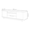 Rack Bancada Para TV 70 Pol 2 Portas 180 cm Hannover Fendi DCASA