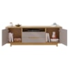 Rack Bancada Para TV 70 Pol 2 Portas 180 cm Hannover Fendi DCASA