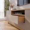 Rack Bancada Para TV 70 Pol 2 Portas 180 cm Hannover Fendi DCASA