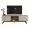 Rack Bancada Para TV 70 Polegadas 5850 Nature Off White PLLA