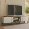 Rack Bancada Para TV 75 Pol 180 cm Denv Off White Nature PLLA