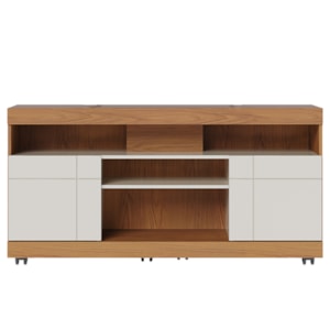 Rack Bancada Tv 47 Pol 136 cm Yara Freijo Off White Colibri