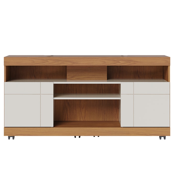 Rack Bancada Tv 47 Pol 136 cm Yara Freijo Off White Colibri