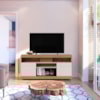 Rack Bancada Tv 47 Pol 136 cm Yara Freijo Off White Colibri