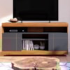 Rack Bancada Tv 47 Pol 136 cm Yara Noce Milano Preto Colibri