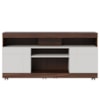 Rack Bancada Tv 47 Pol 136 cm Yara Nogueira Real Off White Colibri