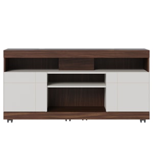 Rack Bancada Tv 47 Pol 136 cm Yara Nogueira Real Off White Colibri