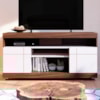 Rack Bancada Tv 47 Pol 136 cm Yara Nogueira Real Off White Colibri