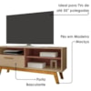 Rack Bancada Tv 55 Pol 136 cm Paladio Fendi Freijo BECHARA