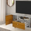 Rack Bancada Tv 55 Pol 156 cm Noronha Naturalle Off White BECHARA