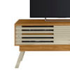 Rack Bancada Tv 65 Pol 150 cm 2 Portas Frizz Cumaru Opala MADETEC