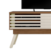 Rack Bancada Tv 65 Pol 150 cm 2 Portas Frizz Naturale Off White MADETEC