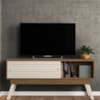 Rack Bancada Tv 65 Pol 150 cm 2 Portas Frizz Naturale Off White MADETEC