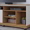Rack Bancada Tv 65 Pol 150 cm Jurere Freijo Off White Matte Colibri