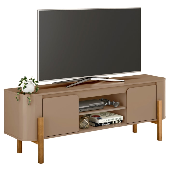 Rack Bancada Tv 65 Pol 160 cm Camburi Fendi BECHARA