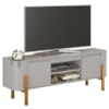 Rack Bancada Tv 65 Pol 160 cm Camburi Off White BECHARA
