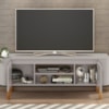 Rack Bancada Tv 65 Pol 160 cm Camburi Off White BECHARA