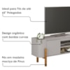 Rack Bancada Tv 65 Pol 160 cm Camburi Off White BECHARA