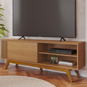 Rack Bancada Tv 65 Pol 160 cm Otawa Freijo Colibri