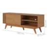 Rack Bancada Tv 65 Pol 160 cm Otawa Freijo Colibri