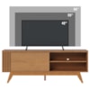 Rack Bancada Tv 65 Pol 160 cm Otawa Freijo Colibri