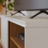 Rack Bancada Tv 65 Pol 160 cm Otawa Off White Matte Freijo Colibri