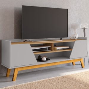 Rack Bancada Tv 65 Pol 160 cm Turim Off White Cinamomo BECHARA