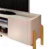 Rack Bancada Tv 65 Pol 180 cm Cher Off White Cedro Dj Moveis