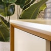 Rack Bancada Tv 65 Pol 2P 164 cm Atlas Cinamomo Off White MADETEC