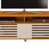 Rack Bancada Tv 65 Pol 2P 182 cm Frizz Cinamomo Off White MADETEC