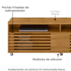 Rack Bancada Tv 65 Pol 2P 182 cm Frizz Cumaru MADETEC