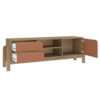 Rack Bancada Tv 65 Pol Nature 160 cm Carvalho Terracota ARLY