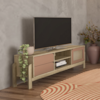 Rack Bancada Tv 65 Pol Nature 160 cm Carvalho Terracota ARLY