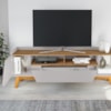 Rack Bancada Tv 70 Pol 180 cm Florenca Off White Cinamomo BECHARA