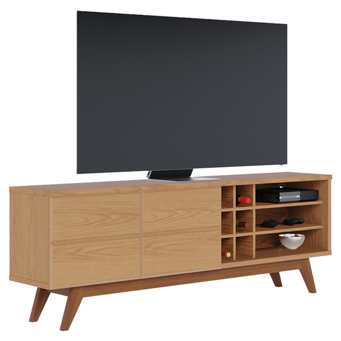 Rack Bancada Tv 70 Pol 180 cm Noronha Freijo Colibri