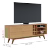 Rack Bancada Tv 70 Pol 180 cm Noronha Freijo Colibri