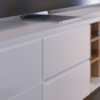Rack Bancada Tv 70 Pol 180 cm Noronha Off White Matte Freijo Colibri