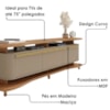 Rack Bancada Tv 75 Pol 180 cm Guarapari Fendi Freijo BECHARA