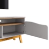Rack Bancada Tv 75 Pol 180 cm Ilhabela Off White Cinamomo BECHARA